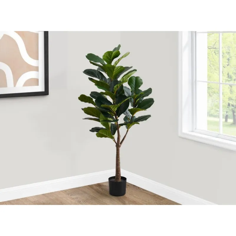 Monarch Artificial plant - 47"h / indoor fiddle tree in a 5" pot