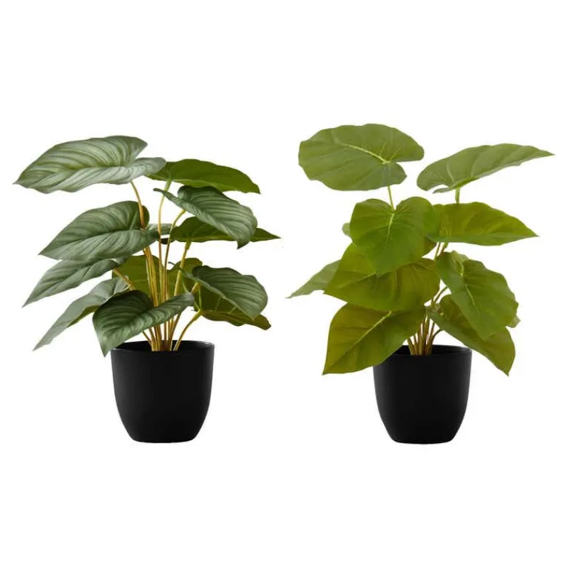 Monarch Artificial plant - 2pcs / 13"h epipremnum / 4" pot