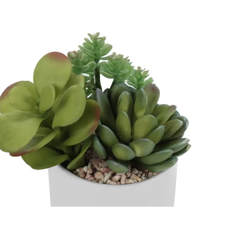Monarch Artificial plant - 2pcs / 7"h succulent in 3" ceramic pot