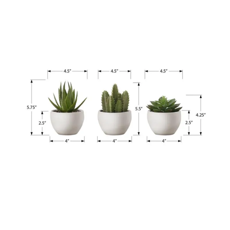 Monarch Artificial Plant 6" (set of 3)