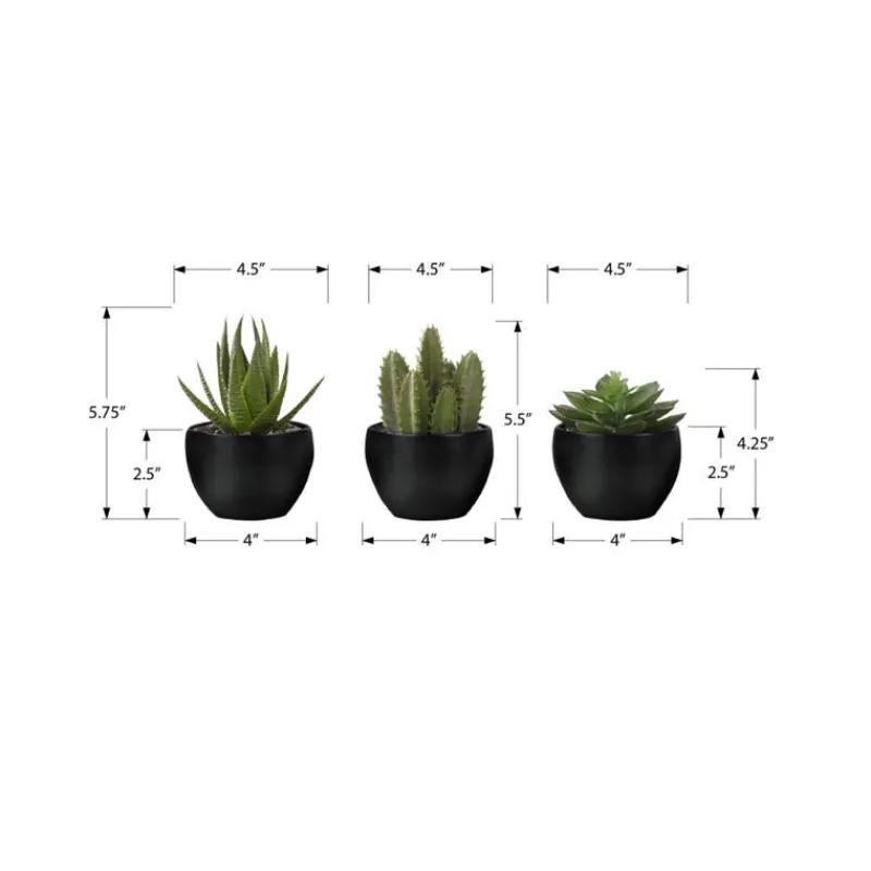 Monarch Artificial Plant 6" (set of 3)