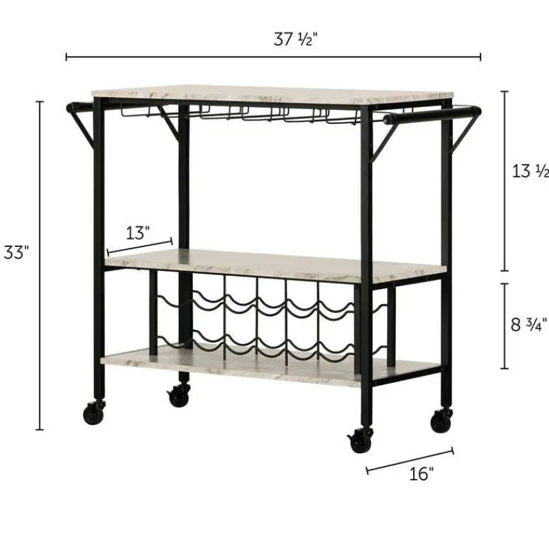 Meubles South Shore Bar Cart - South Shore