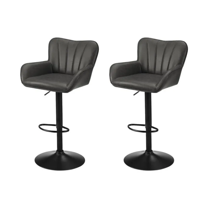 Monarch Bar Stools (Set of 2) Leather Look