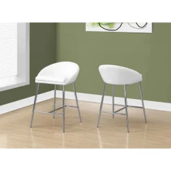 Monarch Barstool - 2pcs / / chrome base / counter height