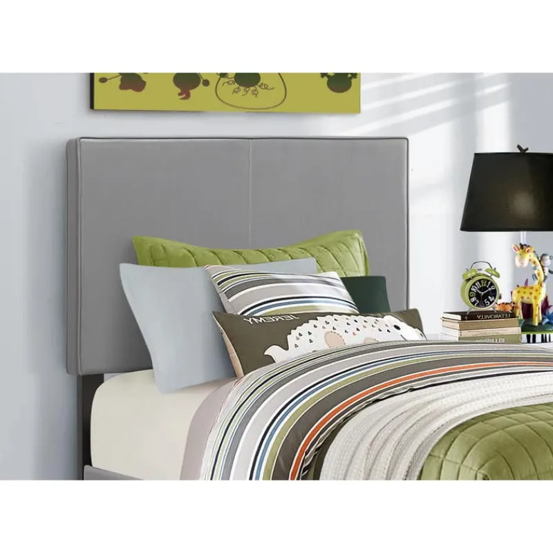 Monarch Bed - twin size / leather-look -
