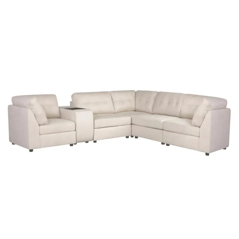 Modular Sectional with Console - 6 pcs