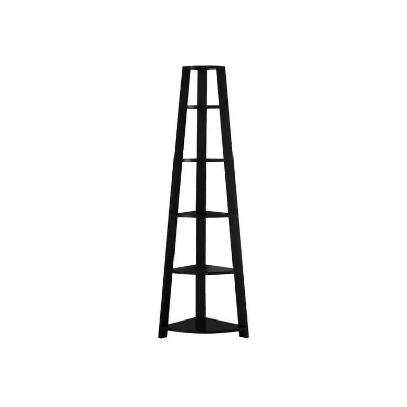 Monarch Bookcase - 72"h / corner accent etagere -