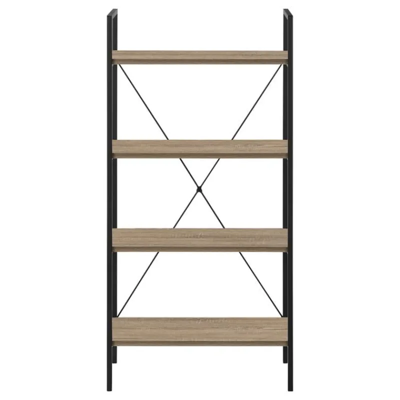 Monarch Bookcase - 48"h / / black metal -