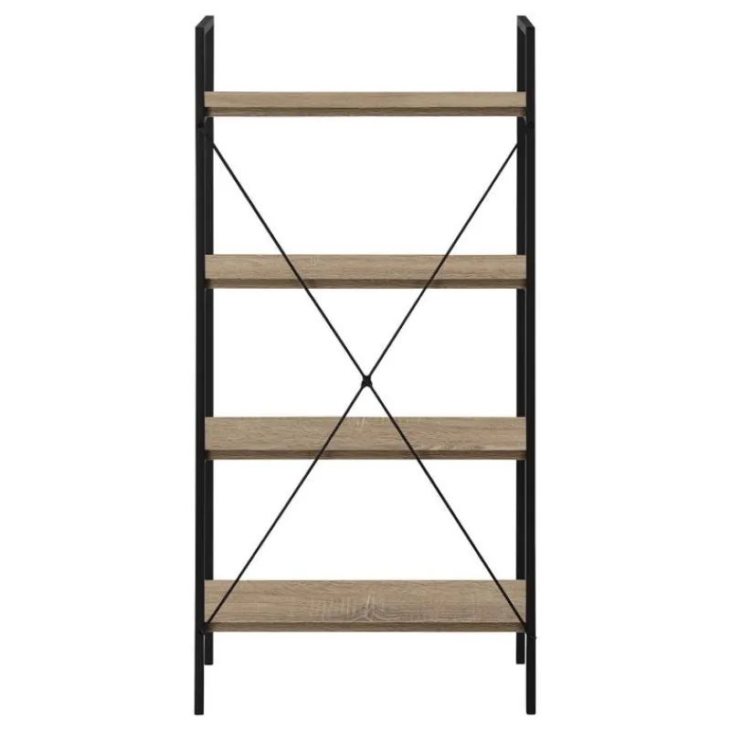Monarch Bookcase - 48"h / / black metal -