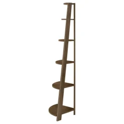 Monarch Bookcase - 72""h / dark corner accent etagere -