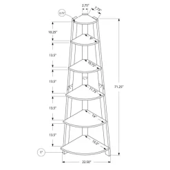 Monarch Bookcase - 72