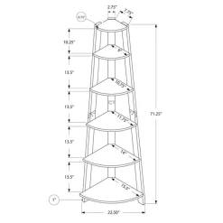 Monarch Bookcase - 72