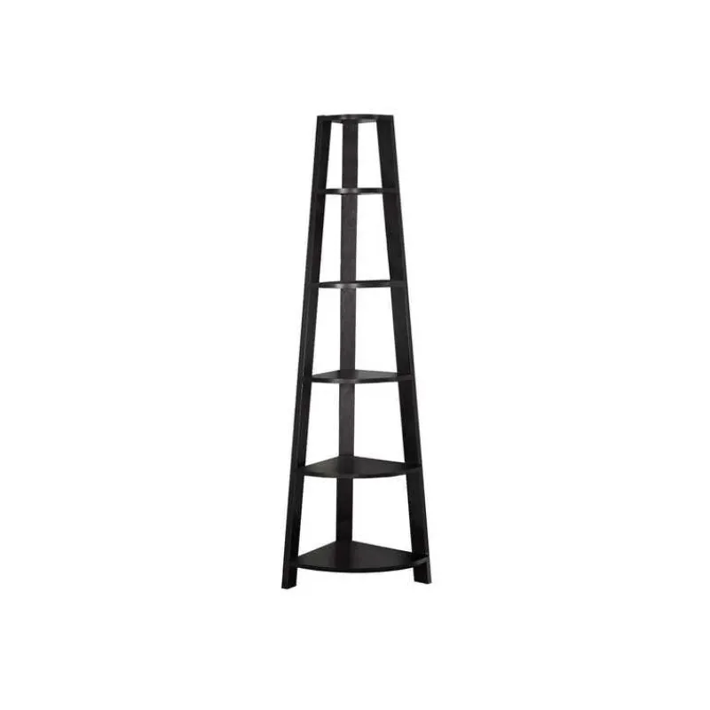 Monarch Bookcase - 72"h / corner accent etagere -