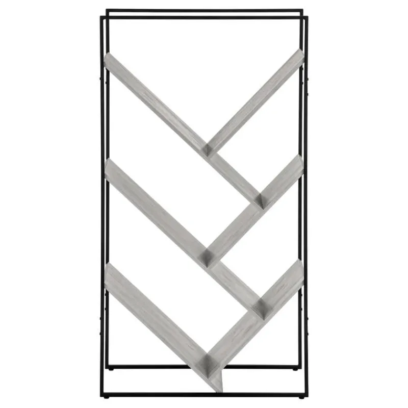 Monarch Bookcase - 60"h / / black metal -
