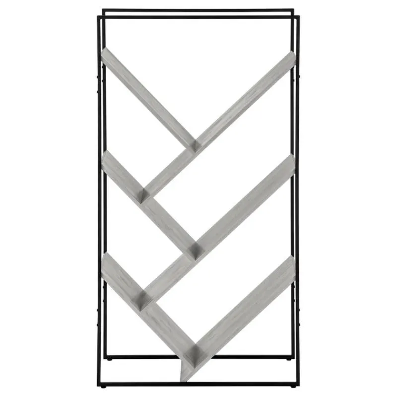 Monarch Bookcase - 60"h / / black metal -