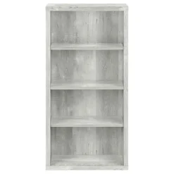 Monarch Bookcase - 48"h / reclaimed wood-look / adj. shelves -