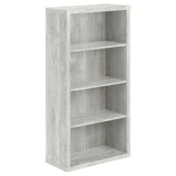 Monarch Bookcase - 48"h / reclaimed wood-look / adj. shelves -