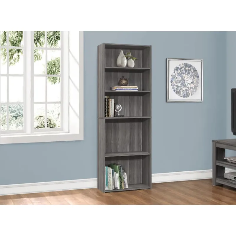 Monarch Bookcase - 72"h / with 5 shelves -