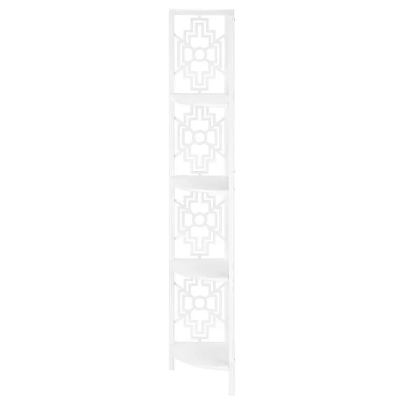 Monarch Bookcase - 62"h / / metal corner etagere -