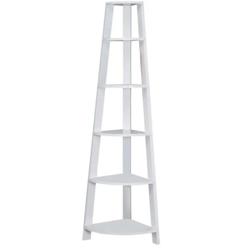Monarch Bookcase - 72"h / corner accent etagere -
