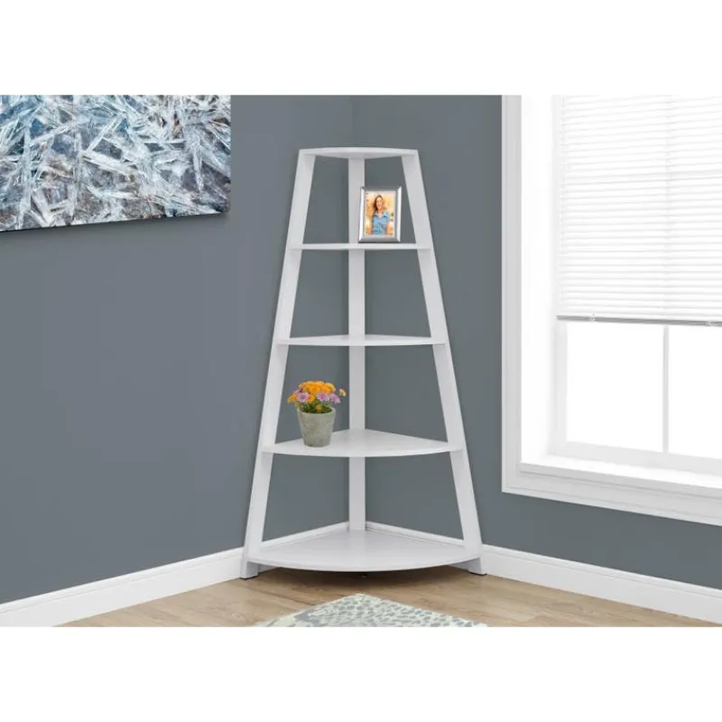 Monarch Bookcase - 60"h / corner accent etagere -