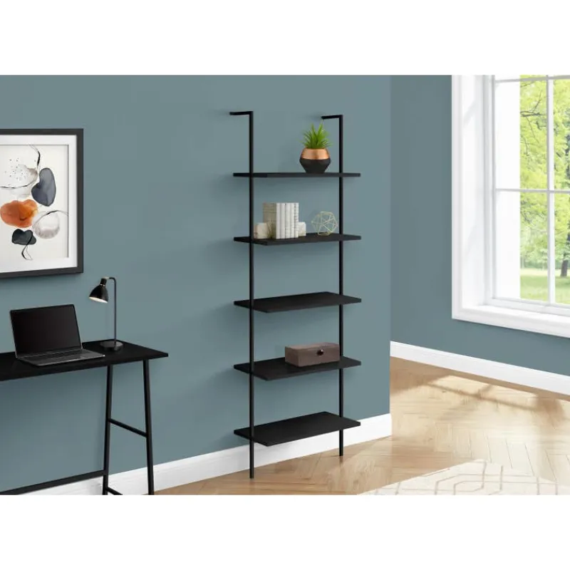 Monarch Bookcase - 72"h ladder / metal -