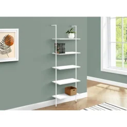 Monarch Bookcase - 72"h ladder / metal -