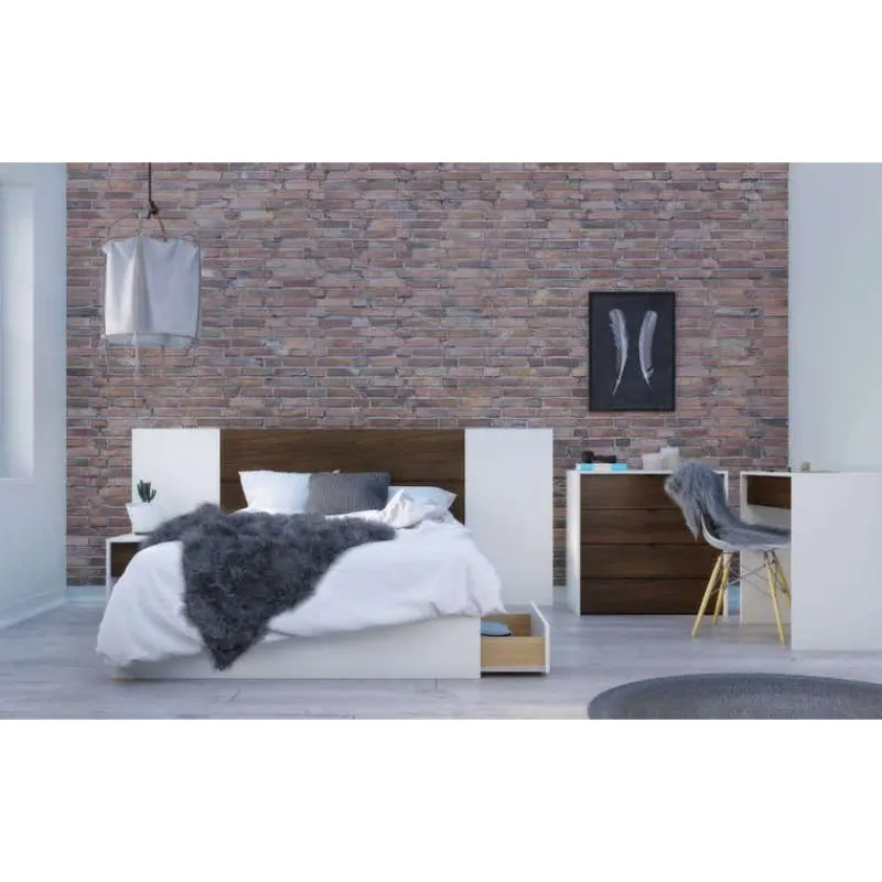 Nexera Bookcase, 1-Door, White -