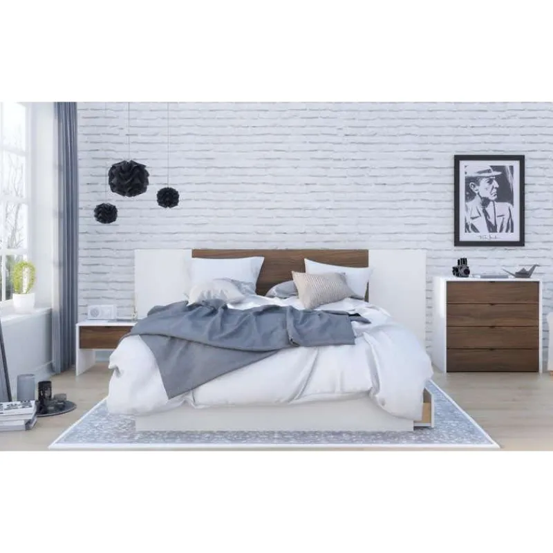 Nexera Bookcase, 1-Door, White -