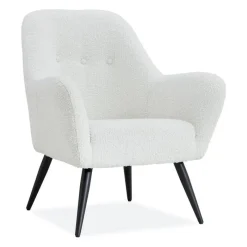 Bouclé Fabric Accent Chair -