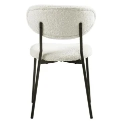 Bouclé Fabric Chairs (Set of 2) -
