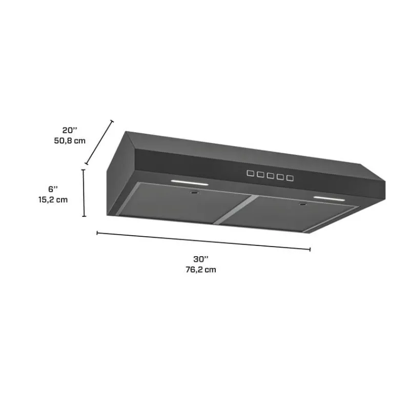 Broan Range Hood Standard 30" , 350 CFM - GLA2303BLS