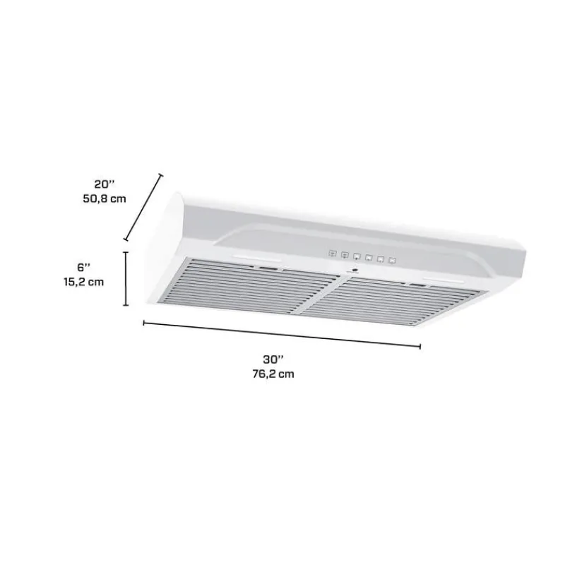 Broan Range Hood Standard 30" , 490 CFM - ALT3304WW