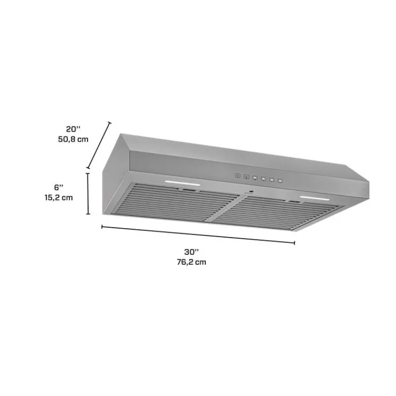 Broan Range Hood Standard 30" , 490 CFM - GLA3304SS