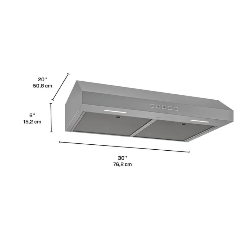 Broan Range Hood Standard 30" , 350 CFM - GLA2303SS