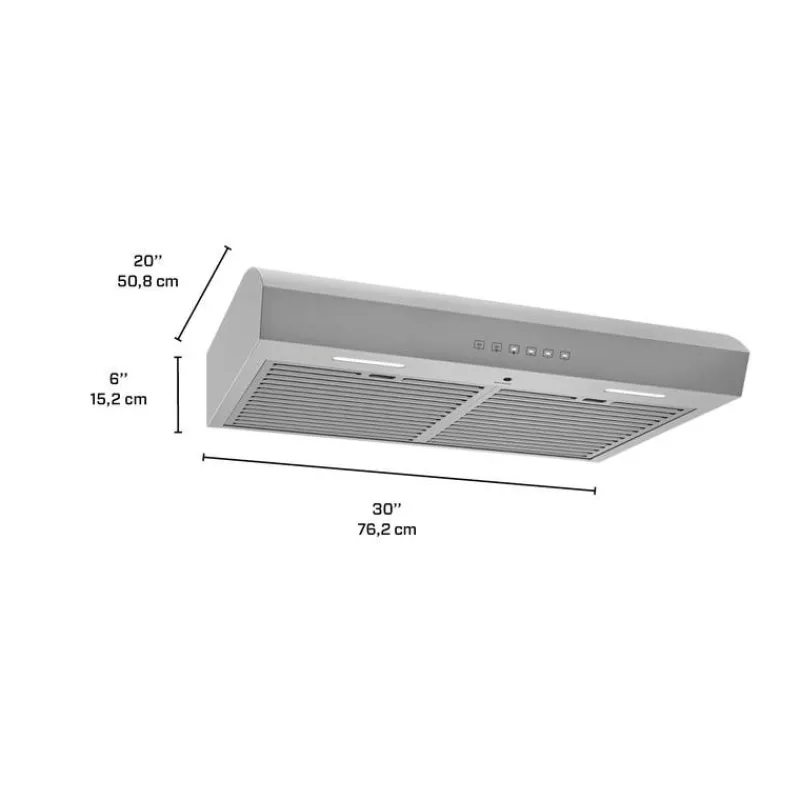 Broan Range Hood Standard 30" , 490 CFM - MTR3304SS