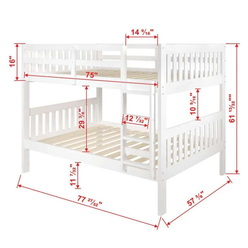 Bunk Bed 54/54 with 2 Drawers