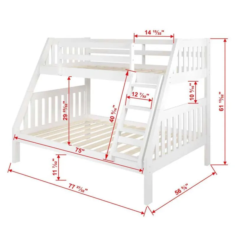 Bunk Bed 39/54 with 2 Drawers