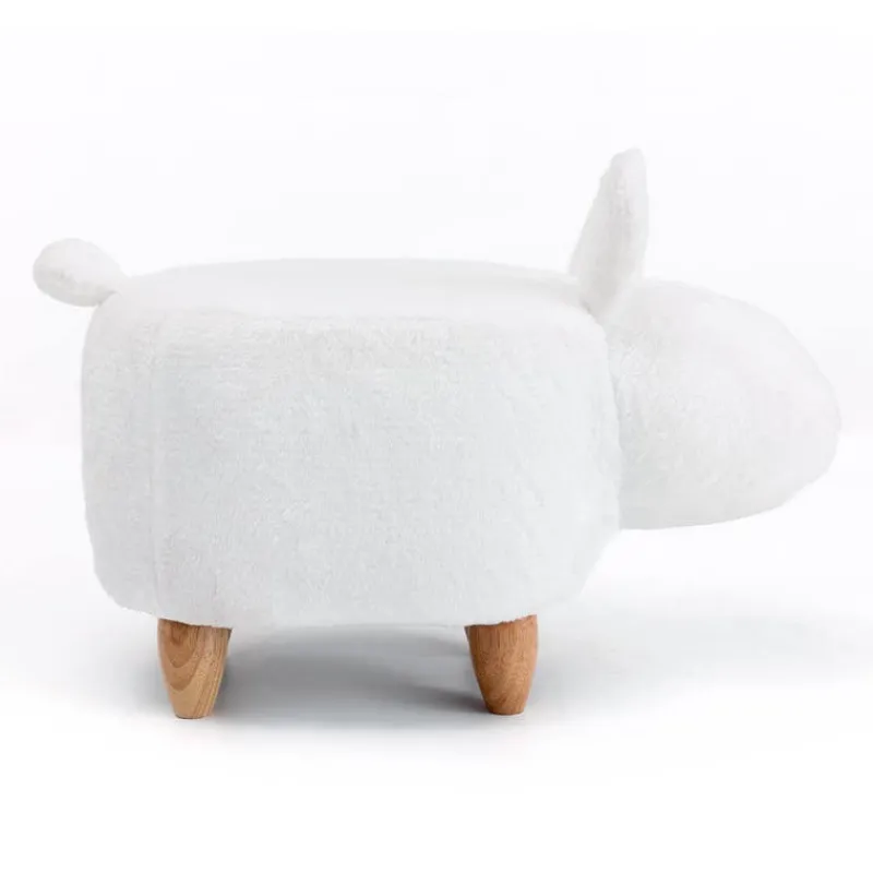 Bunny-Shaped Kids Pouf – 26.4" x 14.2" x 14.6"