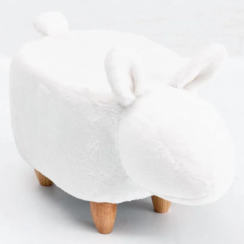 Bunny-Shaped Kids Pouf – 26.4" x 14.2" x 14.6"
