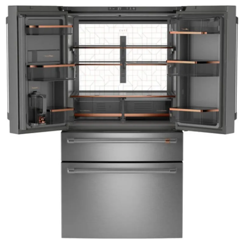 GE Café CAFE 23,2 Cu Ft 36 In Refrigerator Bottom Freezer, French door - CJE23DP2WS1