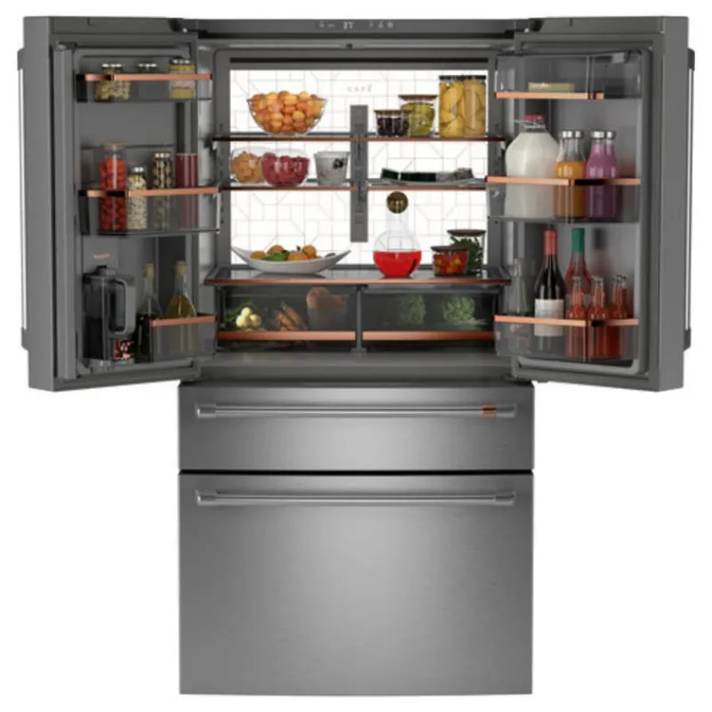 GE Café CAFE 23,2 Cu Ft 36 In Refrigerator Bottom Freezer, French door - CJE23DP2WS1