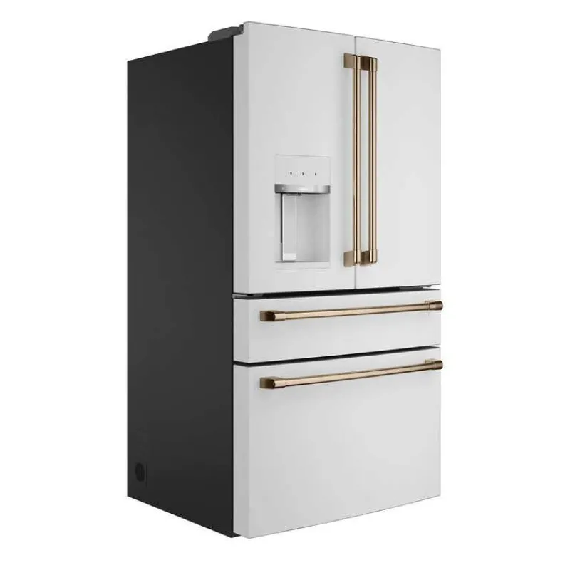 GE Café CAFE 27.8 Cu Ft 36 In Refrigerator Bottom Freezer, French door - CVE28DP4NW2
