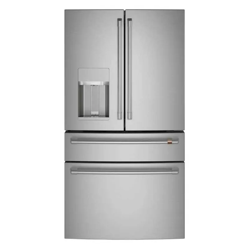 GE Café CAFE 27.8 Cu Ft 36 In Refrigerator Bottom Freezer, French door - CVE28DP2NS1