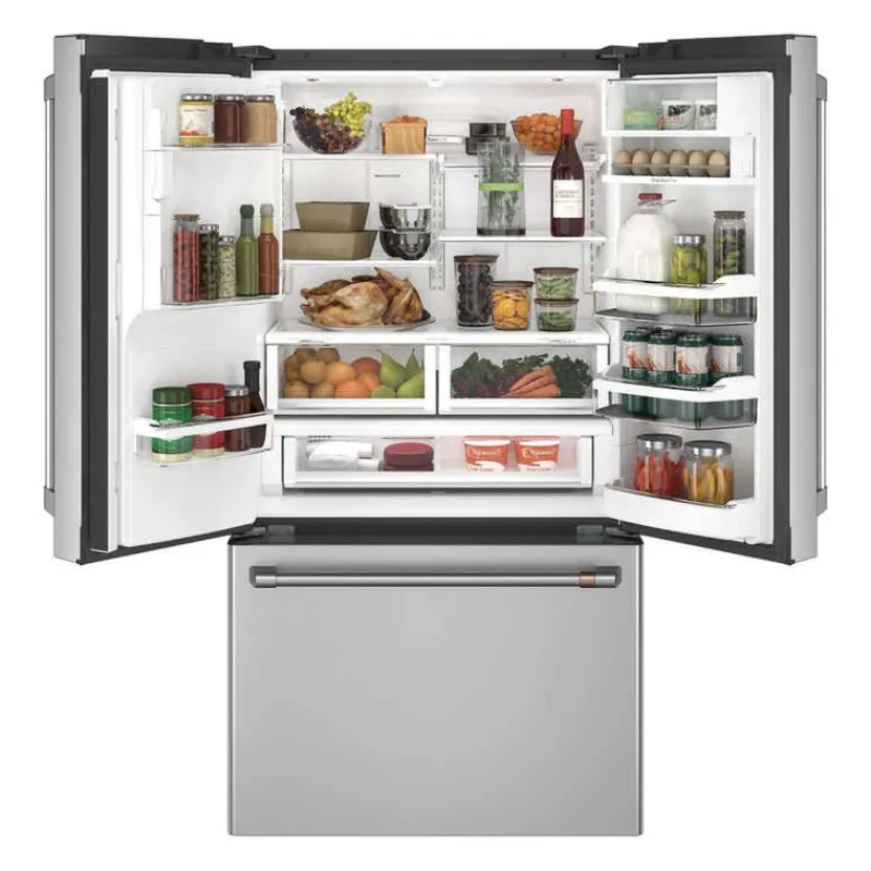 GE Café CAFE 22.2 Cu Ft 36 In Refrigerator Bottom Freezer, French door - CYE22TP2MS1
