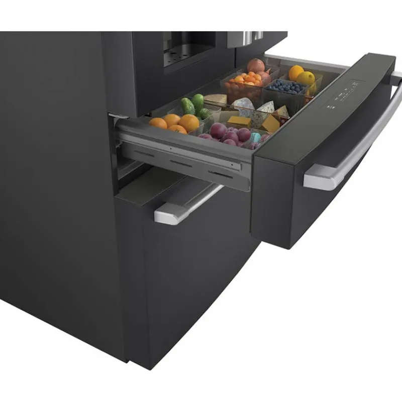 GE Café CAFE 27.8 Cu Ft 36 In Refrigerator Bottom Freezer, French door - CVE28DP3ND1