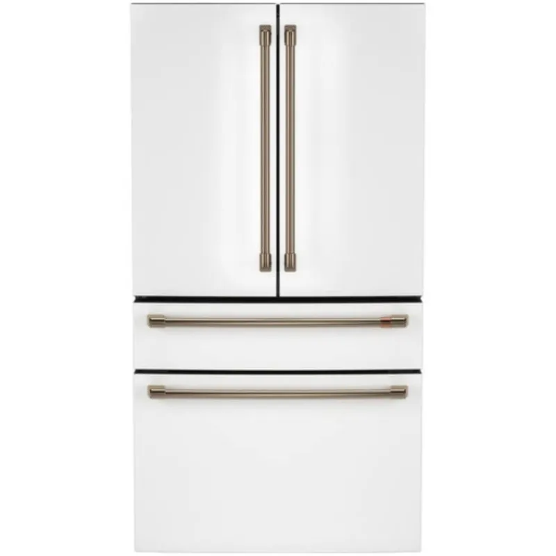 GE Café CAFE 23,2 Cu Ft 36 In Refrigerator Bottom Freezer, French door - CJE23DP4WW2