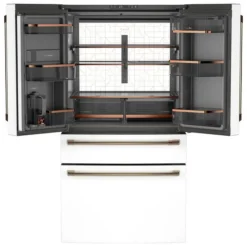 GE Café CAFE 23,2 Cu Ft 36 In Refrigerator Bottom Freezer, French door - CJE23DP4WW2