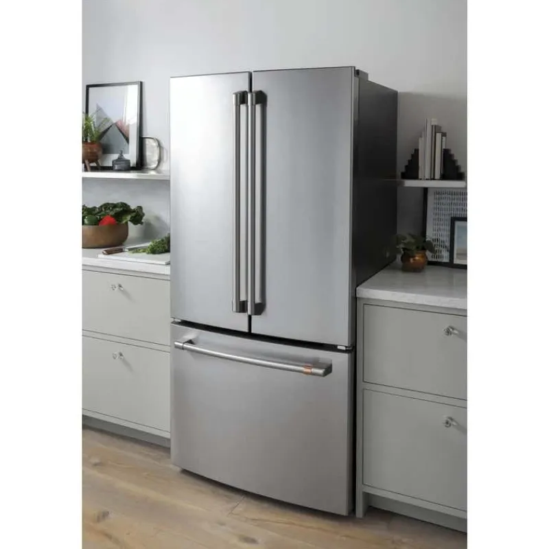GE Café CAFE 18.6 Cu Ft 33 In Refrigerator Bottom Freezer, French door - CWE19SP2NS1