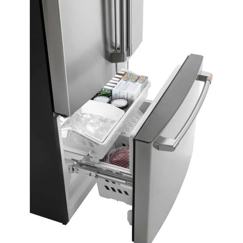 GE Café CAFE 18.6 Cu Ft 33 In Refrigerator Bottom Freezer, French door - CWE19SP2NS1